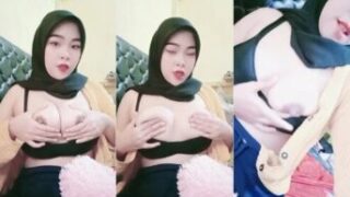 Ratu Cantik Tobrut Hijabers Jilat Pentil