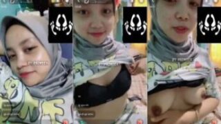 Belva ABG Imut Berjilbab VCS Show Toket