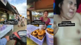 Gadis Montok Penjual Donat Kena Rayuan Pembeli